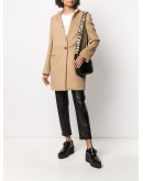 single-breasted wool coat