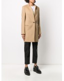 single-breasted wool coat