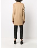 single-breasted wool coat