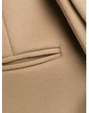 single-breasted wool coat