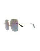 GG print square frame sunglasses