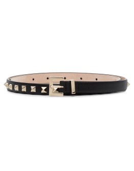 Rockstud leather belt