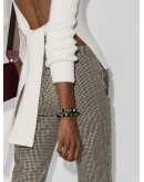 Rockstud double-buckle bracelet