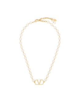 VLOGO pearl necklace