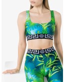 Jungle print sports bra