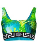 Jungle print sports bra