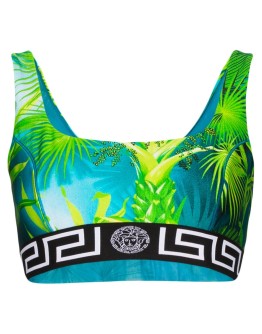 Jungle print sports bra
