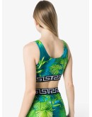 Jungle print sports bra