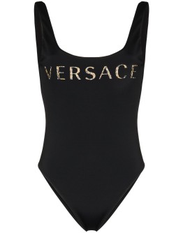 logo print swimsuit