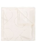 logo-jacquard scarf