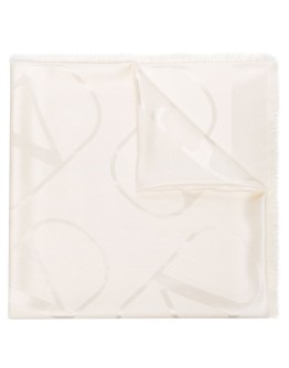 logo-jacquard scarf