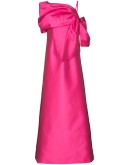 off-the-shoulder bow gown