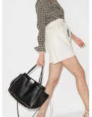medium Rockstud leather tote