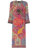 paisley-print tunic dress