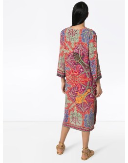 paisley-print tunic dress