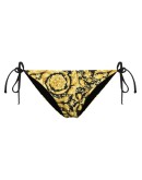 Baroque print halterneck bikini