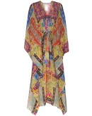 floral-print kaftan