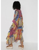 floral-print kaftan