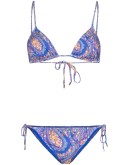 paisley print bikini