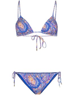 paisley print bikini