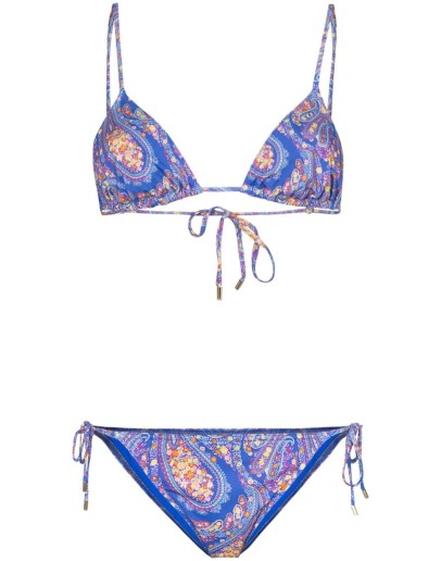 paisley print bikini