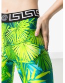 Jungle print cropped leggings