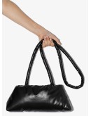 padded leather shoulder bag