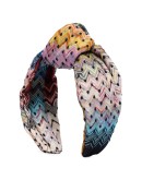 knotted crochet-knit headband 
