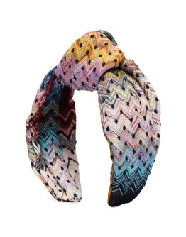 knotted crochet-knit headband 