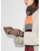 crochet knit gloves