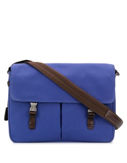 large buckle fastening messenger bag