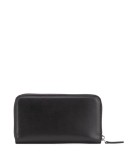 feather-print continental wallet