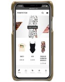 Intrecciato-weave iPhone X case