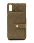 Intrecciato-weave iPhone X case