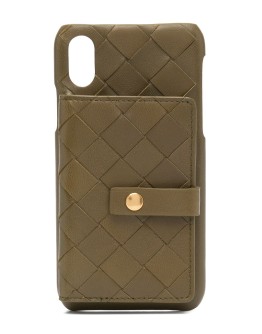 Intrecciato-weave iPhone X case
