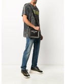 studded logo crossbody bag
