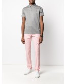 spotted polo shirt