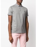 spotted polo shirt