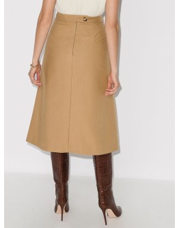 Hazel A-line midi skirt