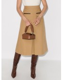 Hazel A-line midi skirt