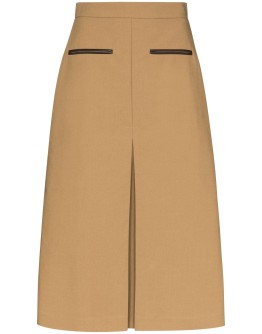 Hazel A-line midi skirt
