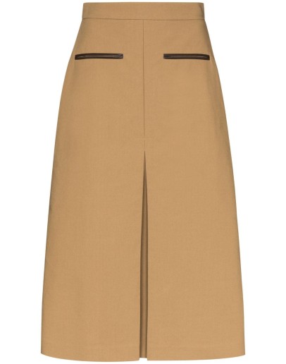 Hazel A-line midi skirt