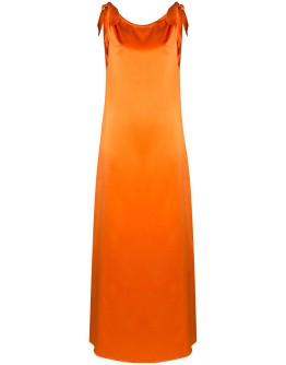 draped maxi dress