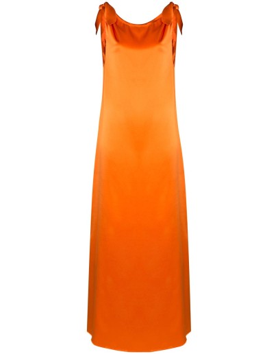 draped maxi dress