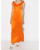 draped maxi dress