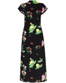 Valentine floral-print midi dress