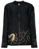 embroidered bomber jacket