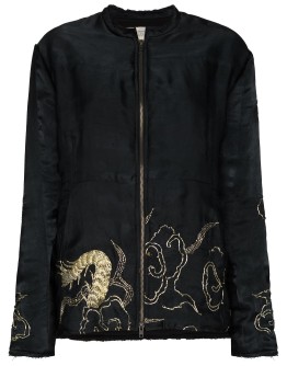embroidered bomber jacket