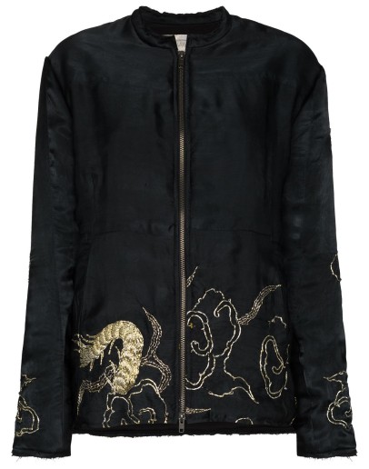 embroidered bomber jacket