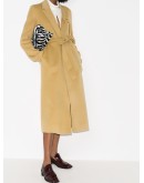 Ava belted wrap coat